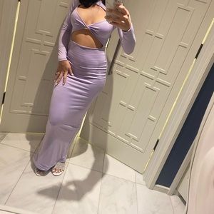 Diva boutique lilac maxi dress